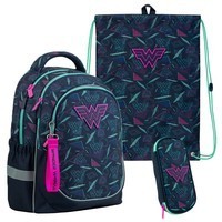 Фото Шкільний набір Kite 700M DC рюкзак + пенал + сумка для взуття SET_DC22 - 700M