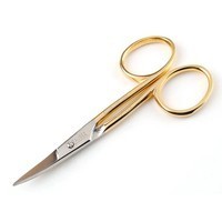 Фото Premium ножиці для нігтів золоті Zauber-manicure 01-118