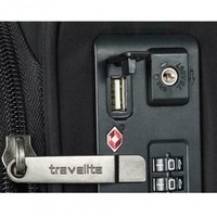 Чемодан Travelite JADE на 4 колесах 38л S + сумка 3л +рюкзак 10л Black TL090130-01