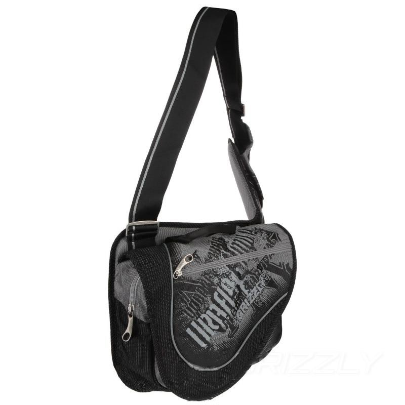 Молодіжна сумка через плече Grizzly сіра MM-241-3-2