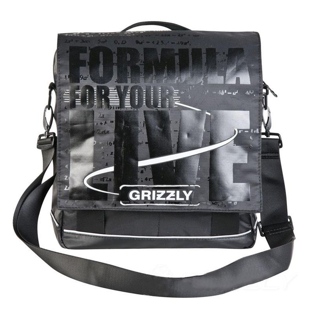 Молодіжна сумка Grizzly чорна MM-341-1-4