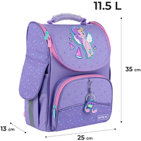 Рюкзак шкільний каркасний Kite Education My Little Pony 11,5 л фіолетовий LP24-501S