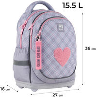 Рюкзак шкільний Kite Education Fluffy Heart 15,5 л K24-724S-1