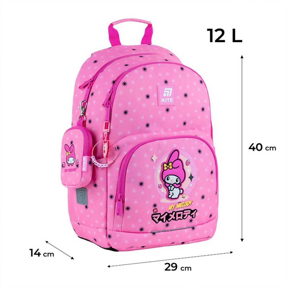 Рюкзак Kite Education My Melody 12 л HK25-585M-2