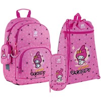 Фото Шкільний набір Kite Education My Melody Рюкзак + Пенал + Сумка для взуття SET_HK25-585M-2