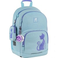 Фото Шкільний набір Kite Education Catsline Рюкзак + Пенал + Сумка для взуття SET_K25-585M-1