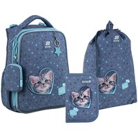 Фото Шкільний набір Kite Education Studio Pets Рюкзак + Пенал + Сумка для взуття SET_SP25-531M