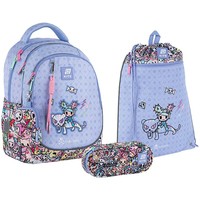 Фото Шкільний набір Kite Tokidoki Рюкзак + Пенал + Сумка для взуття SET_TK25-700M