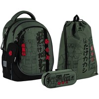 Фото Шкільний набір Kite Naruto Shippuden Рюкзак + Пенал + Сумка для взуття SET_NR25-700M