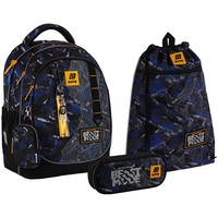 Фото Шкільний набір Kite Beast Mode Рюкзак + Пенал + Сумка для взуття SET_K25-700M-4