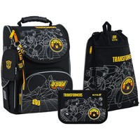 Фото Шкільний набір Kite Transformers Generations Рюкзак + Пенал + Сумка для взуття SET_TF25-501S