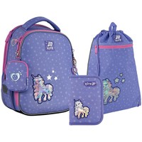Фото Шкільний набір Kite My Little Pony Рюкзак + Пенал + Сумка для взуття SET_LP25-555S