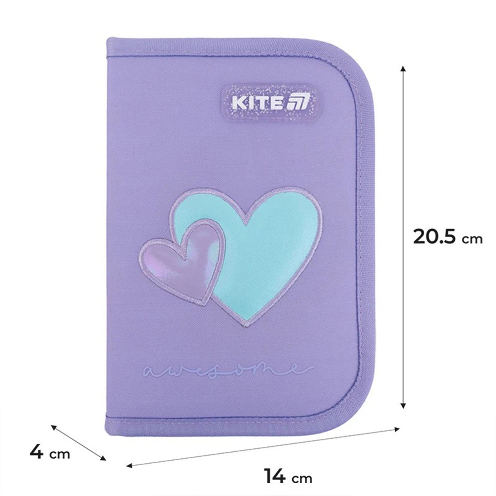 Пенал без наповнення Kite Awesome K25-622-5