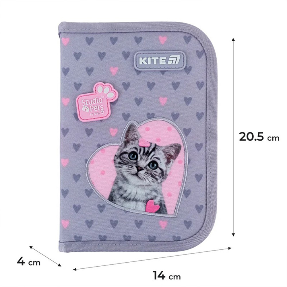 Пенал без наповнення Kite Studio Pets SP25-621