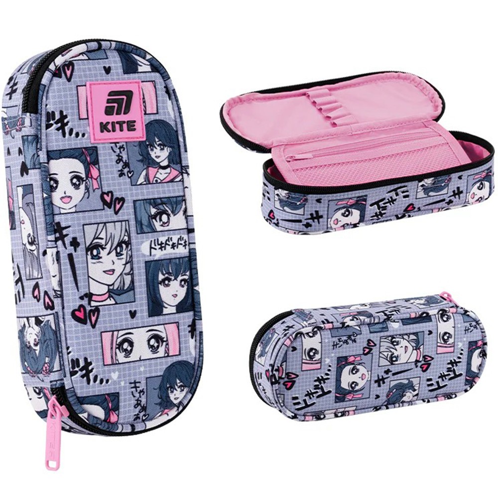 Пенал без наповнення Kite Anime Girl K25-599-9