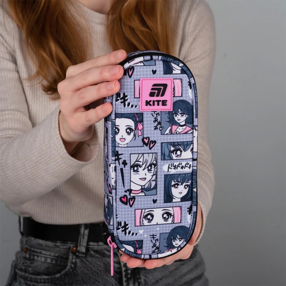 Пенал без наповнення Kite Anime Girl K25-599-9