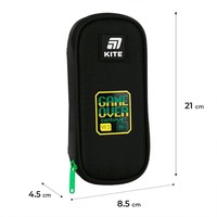 Фото Пенал без наповнення Kite Game Over K25-662-6