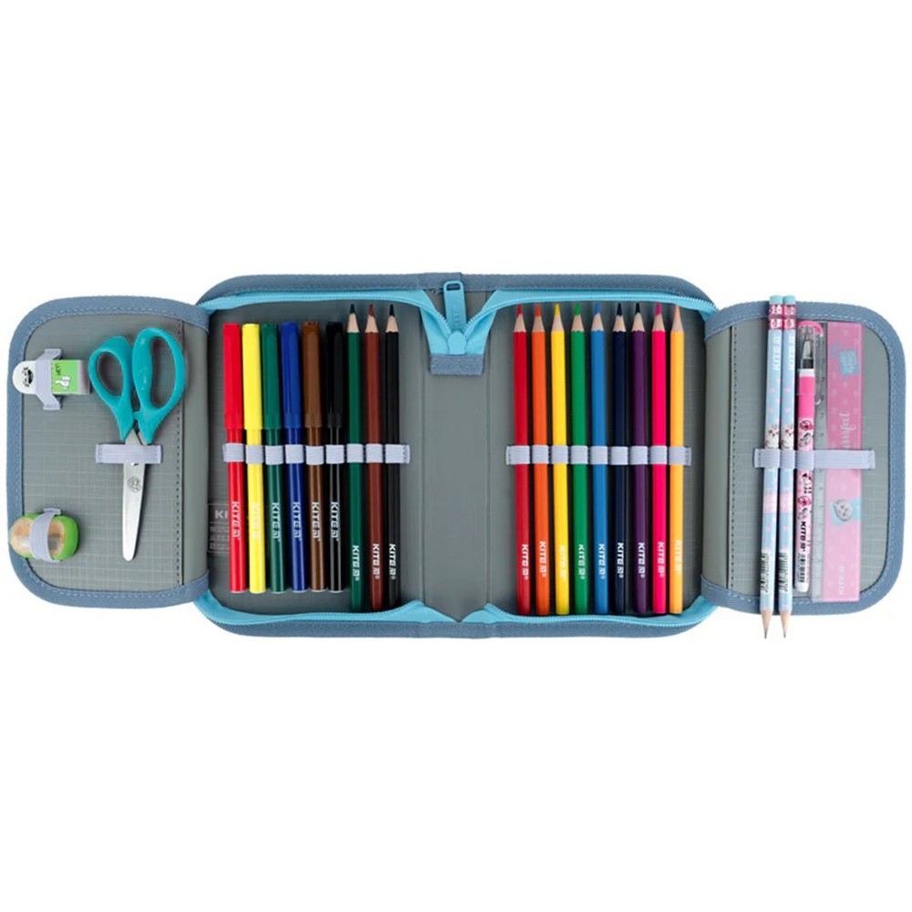 Пенал із наповненням Kite Studio Pets SP25-622H-3