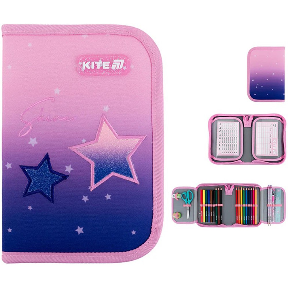 Пенал із наповненням Kite Sparkling K25-622H-1