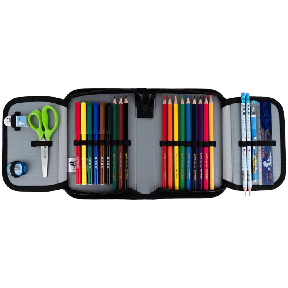 Пенал із наповненням Kite Hot Wheels Skate HW25-622H-2