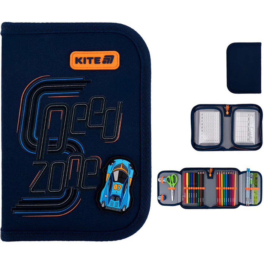Пенал із наповненням Kite Speed Zone K25-622H-4