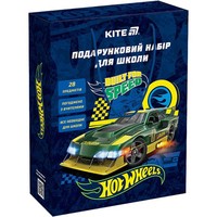 Фото Подарунковий набір до школи Kite Hot Wheels 28 пр HW25-S01