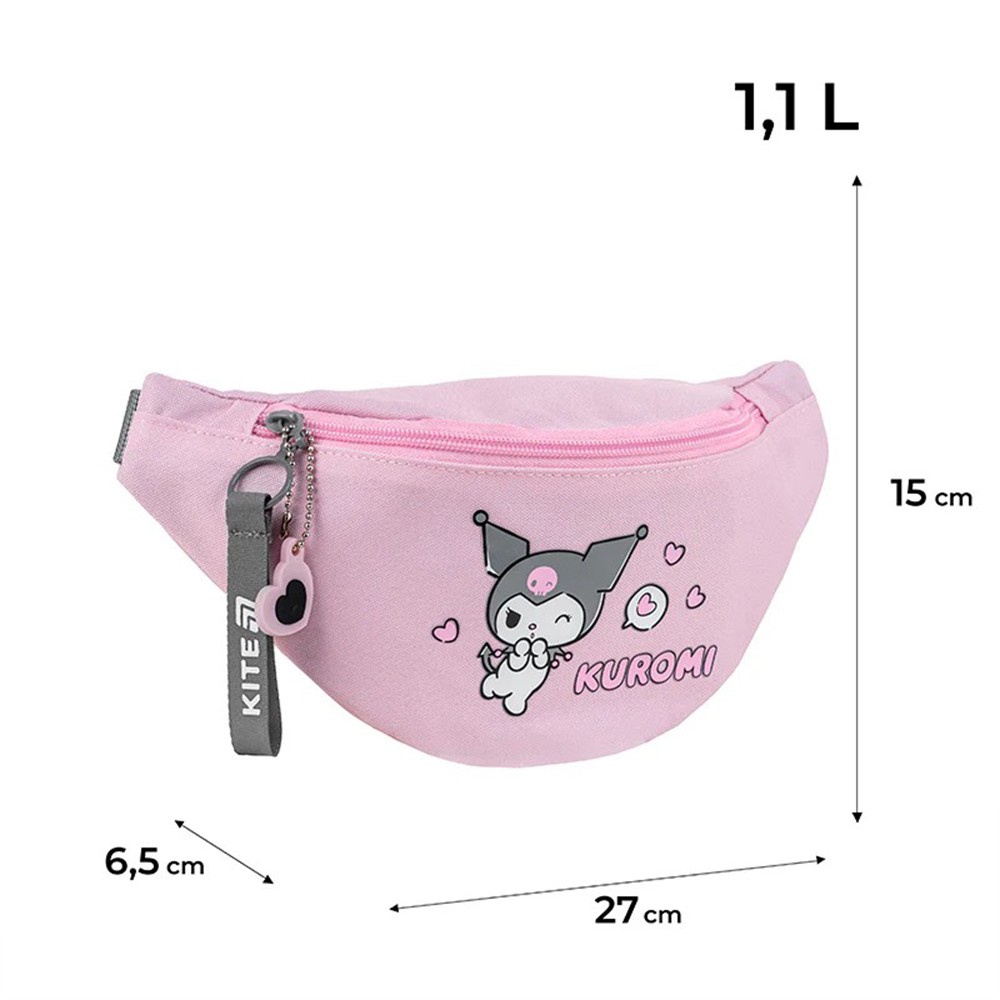 Сумка-бананка дитяча Kite Kids Kuromi HK25-2577-1
