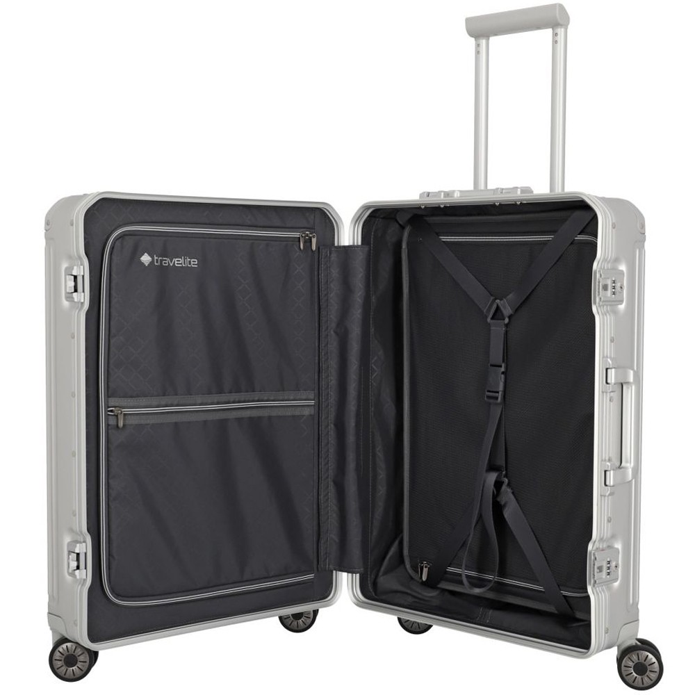 Валіза на 4 колесах Travelite Next 2.0 Silver М 69 л TL079848-56