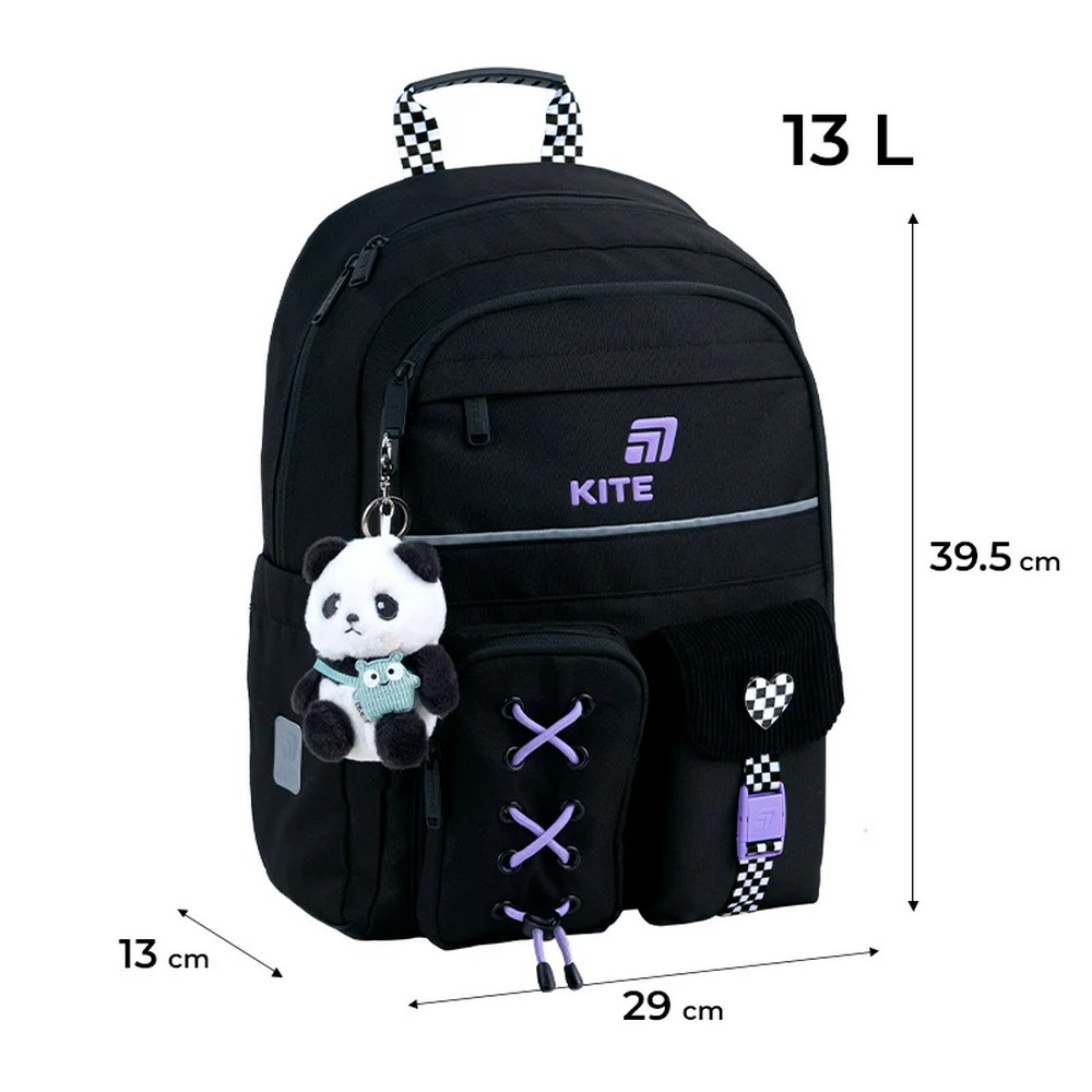 Рюкзак Kite Education Panda Love 13 л K26-584M-2