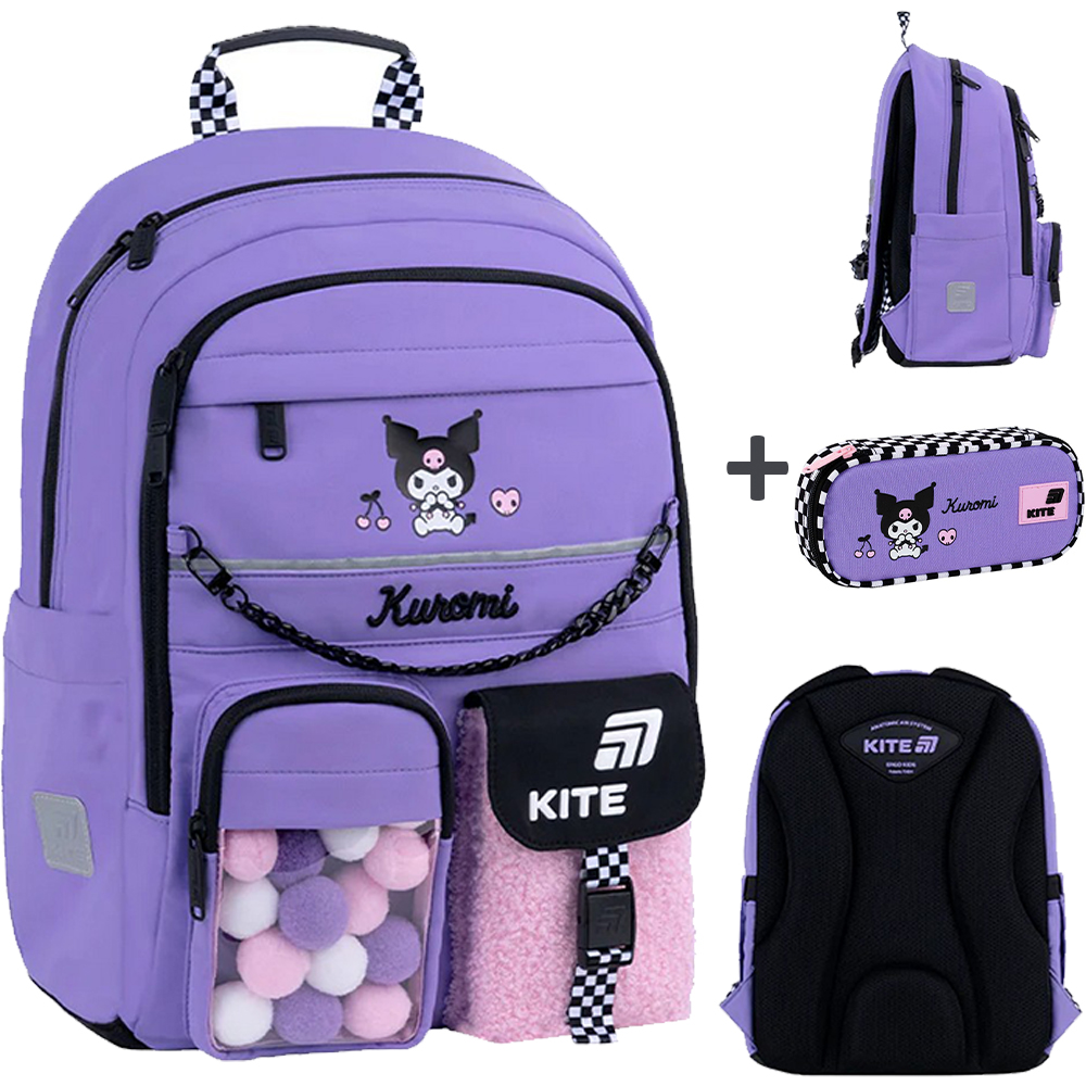 Рюкзак Kite Education Kuromi 13 л HK26-584M